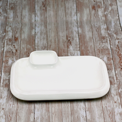 Wilmax Fine Porcelain Rectangular Platter, 14 x 8.5 in / 36 x 21.5 cm