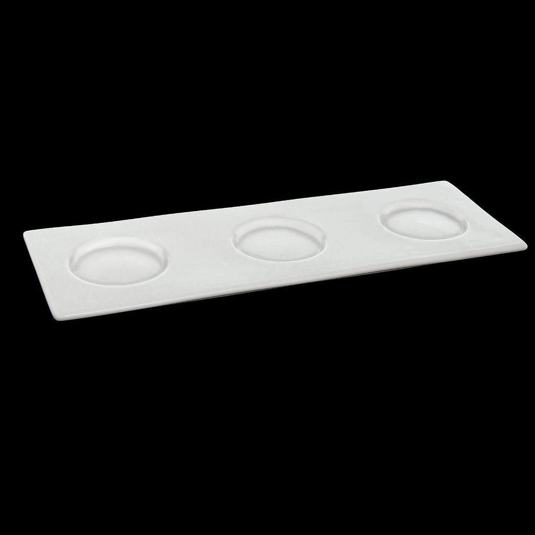 Wilmax White Porcelain Serving Tray, 10 x 3.5 in