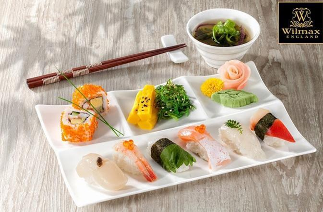 Wilmax Fine Porcelain Rectangular Platter, 12 x 8 in / 30 x 20 cm