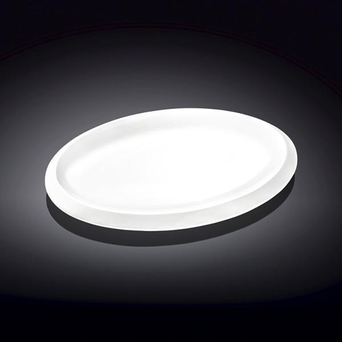 Wilmax White Porcelain Oval Platter, 8 in (21 cm)