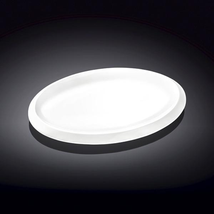 Wilmax White Porcelain Oval Platter, 8 in (21 cm)