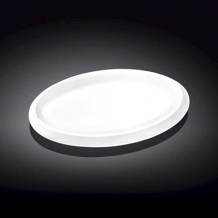 Wilmax White Porcelain Oval Platter, 8 in (21 cm)