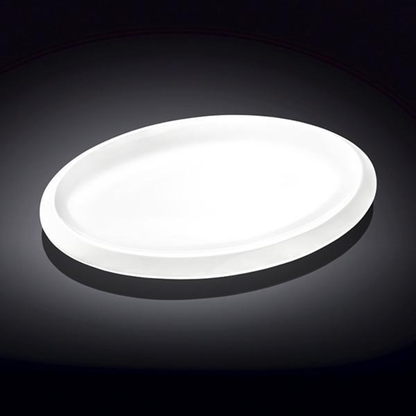 Wilmax White Porcelain Oval Platter, 12 in (Model WL-992640)