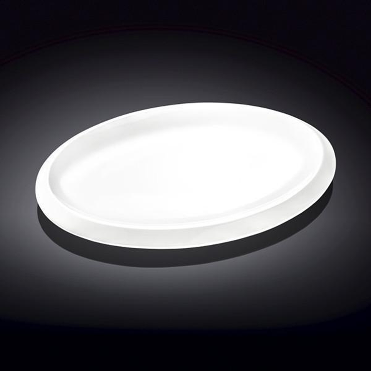 Wilmax White Porcelain Oval Platter, 12 in (Model WL-992640)