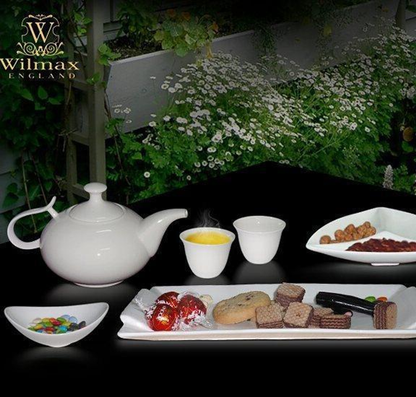 Wilmax Fine Porcelain Rectangular Platter, 11.5 x 6 in / 29.5 x 15 cm