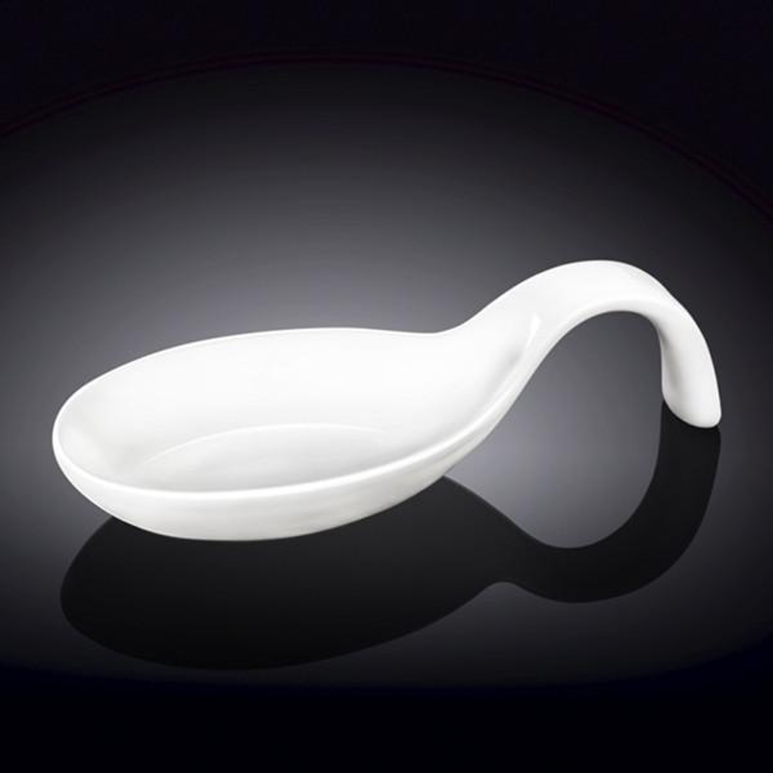 Wilmax White Porcelain Oval Snack Dish, 4 x 2 in