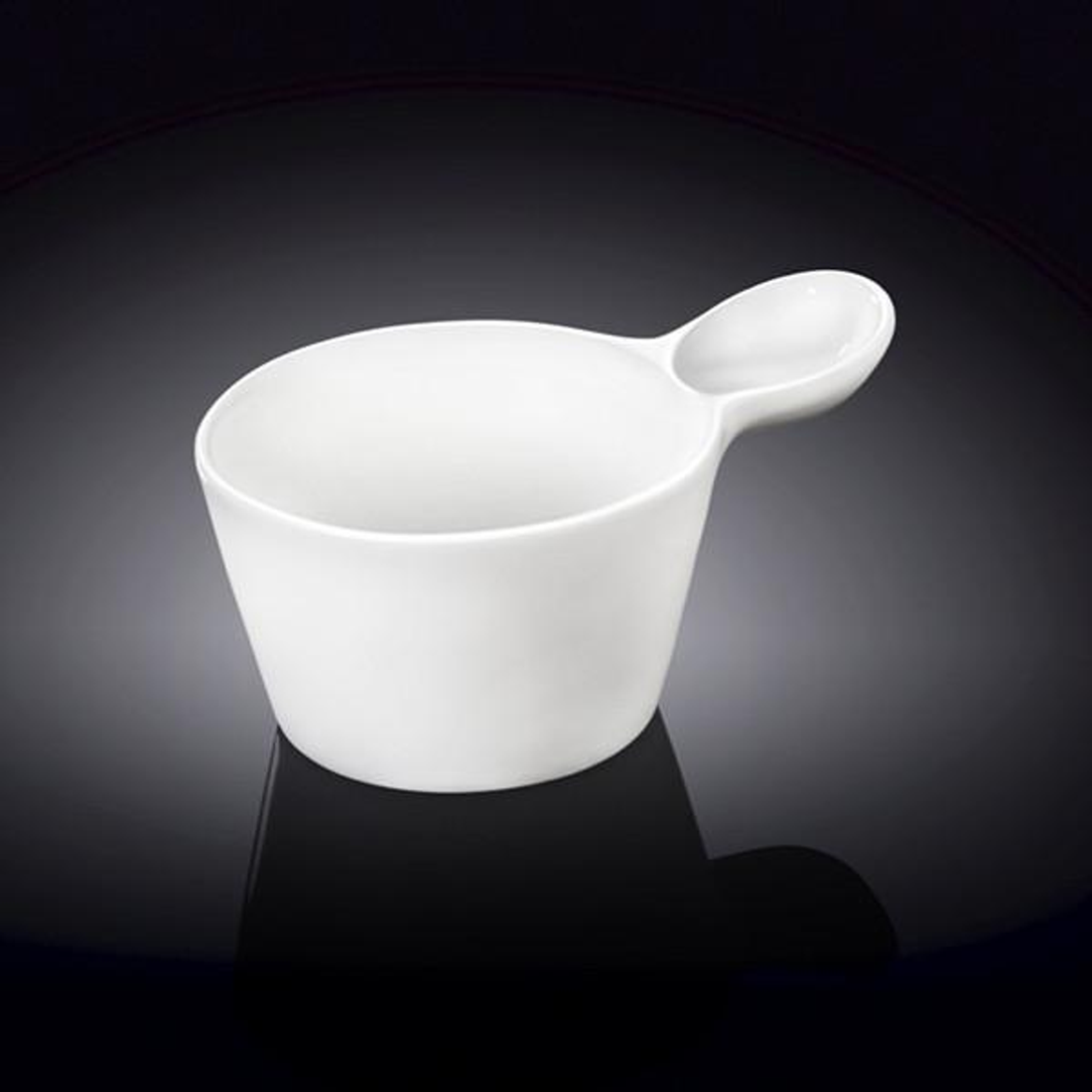 Wilmax White Porcelain Snack & Dessert Dish, 4 x 3 in