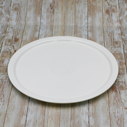 Wilmax Fine Porcelain Pizza Plate, 14 in / 35.5 cm, White
