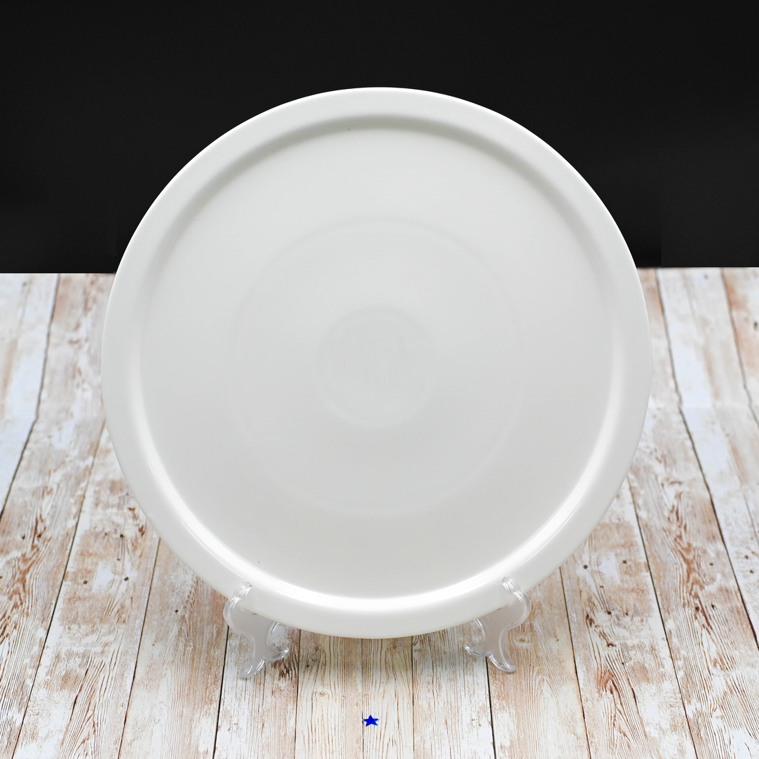 Wilmax Fine Porcelain Pizza Plate, 14 in / 35.5 cm, White