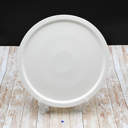 Wilmax Fine Porcelain Pizza Plate, 14 in / 35.5 cm, White