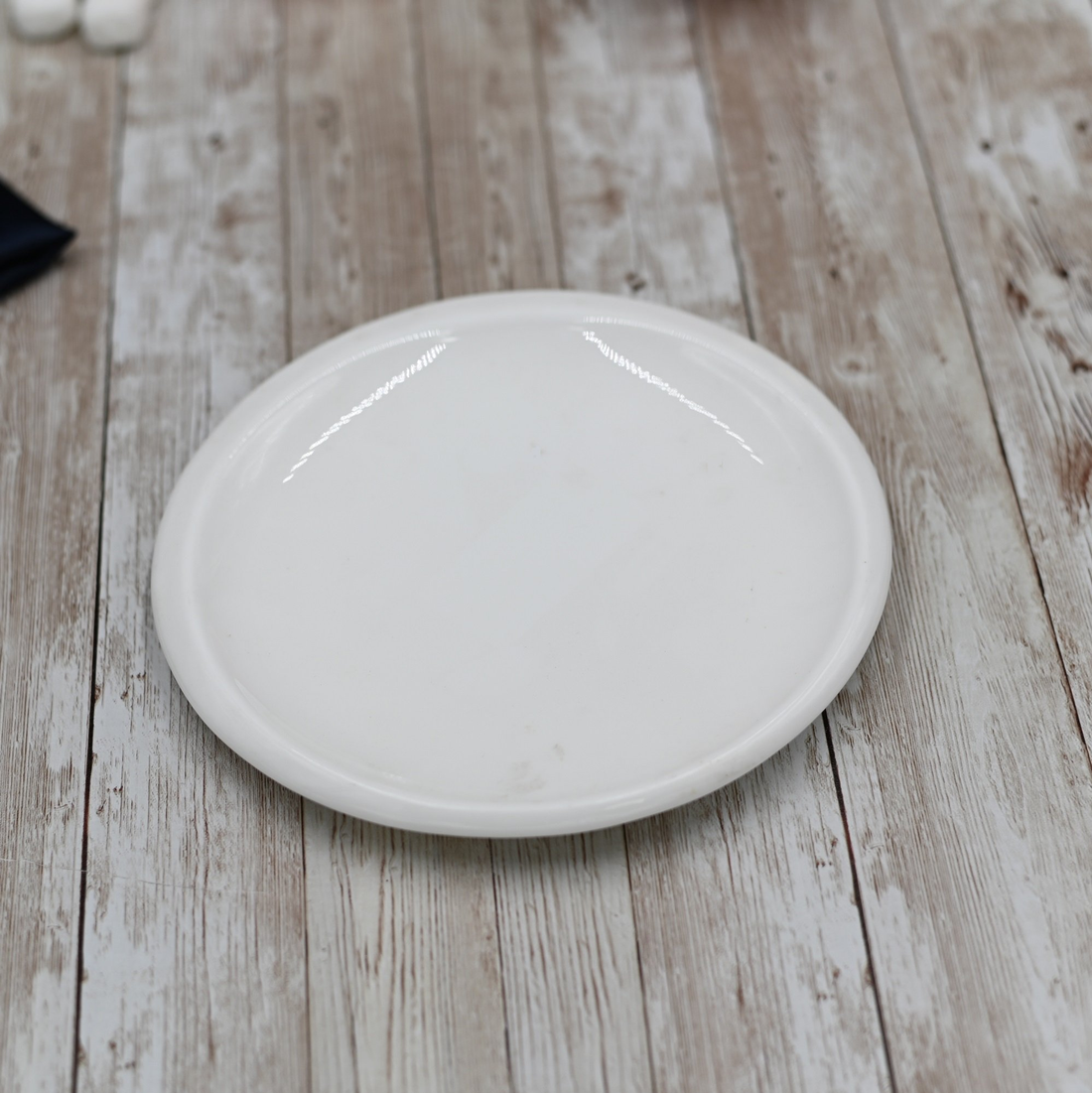 Wilmax Fine Porcelain Dessert Plate, 7 in, Set of 6