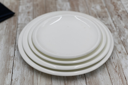 Wilmax Porcelain Round Dinner Plate, 10.5 in