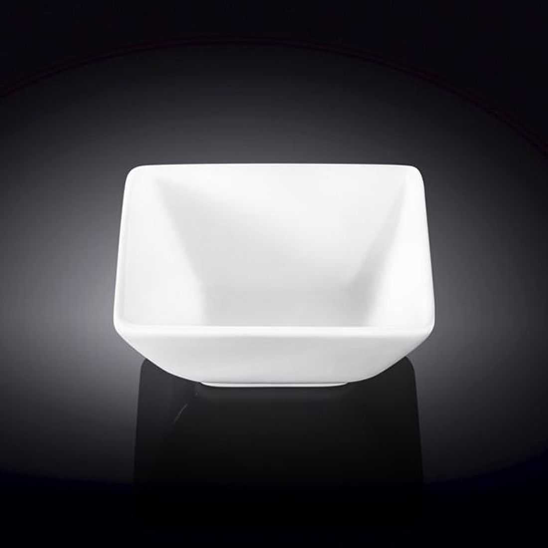 Wilmax White Porcelain Square Dish, 4 x 3.75 in