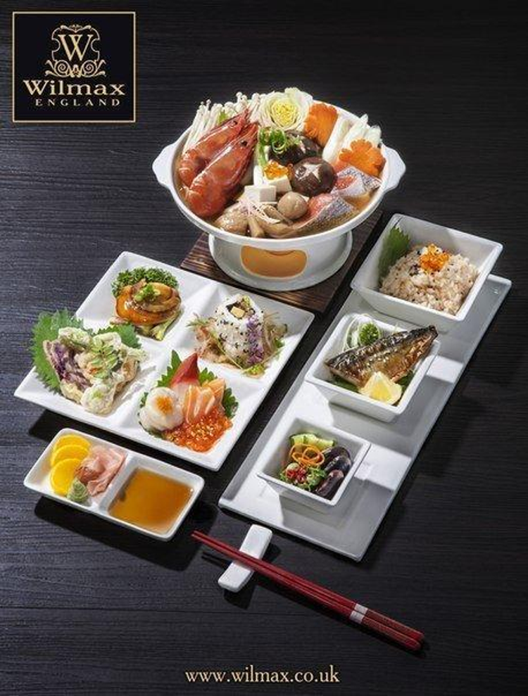 Wilmax White Porcelain Square Dish, 4.75 x 4.5 in