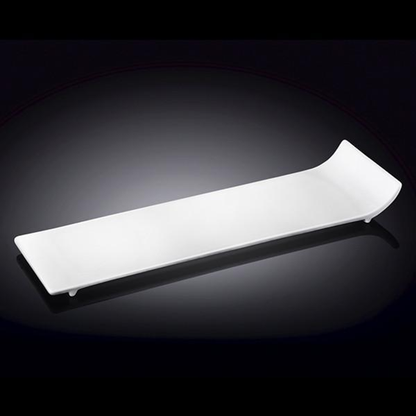 Wilmax White Porcelain Flat Rectangular Serving Dish, 12 in