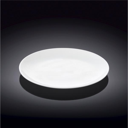 Wilmax White Porcelain Dessert Plate, 7 in