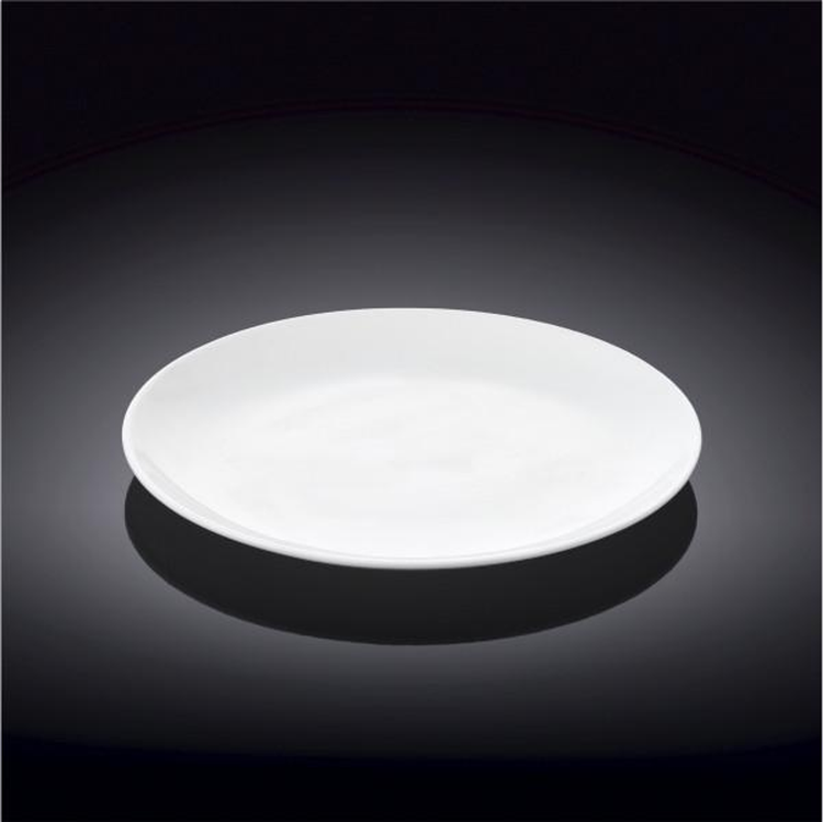 Wilmax White Porcelain Dessert Plate, 7 in