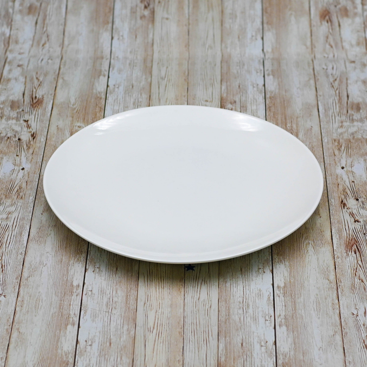 Wilmax White Porcelain Round Dinner Plate, 28 cm