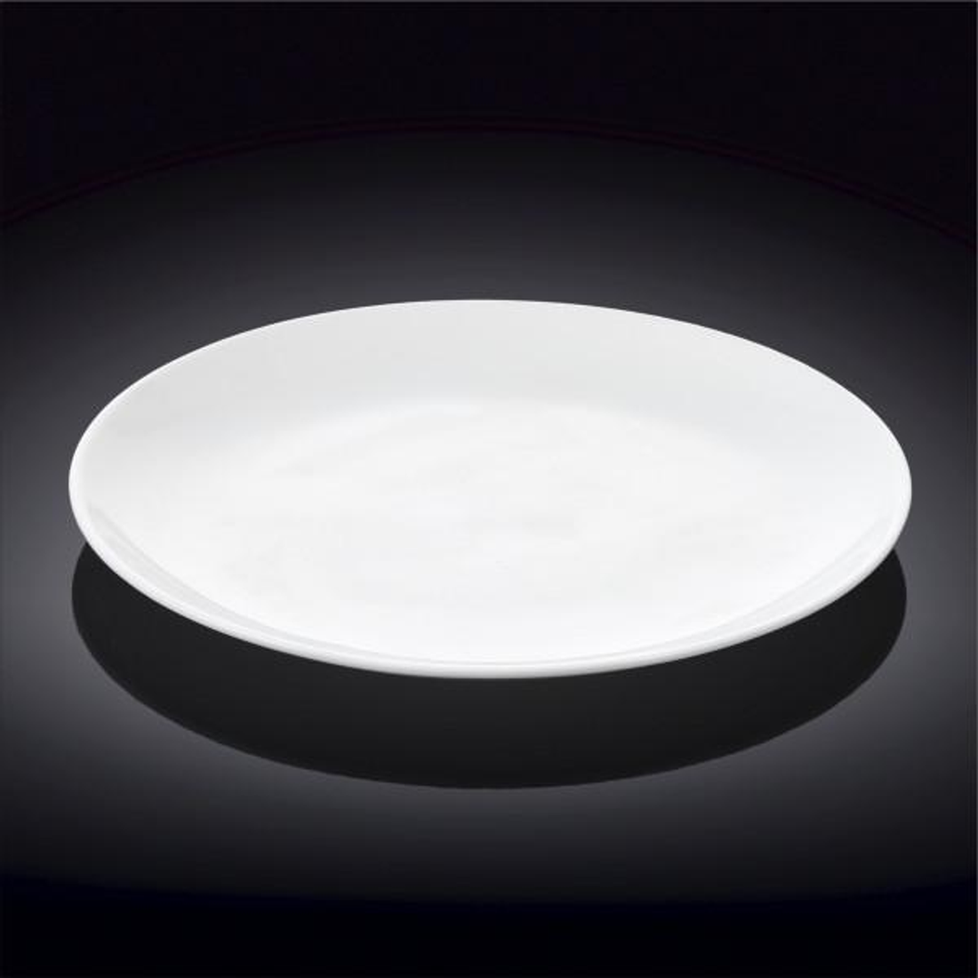 Wilmax White Porcelain Round Dinner Plate, 28 cm