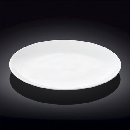 Wilmax White Porcelain Round Dinner Plate, 28 cm