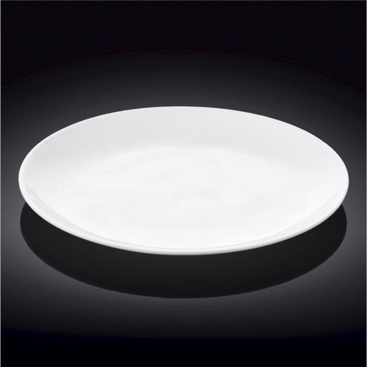 Wilmax Fine Porcelain Round Platter, 12 in / 30.5 cm
