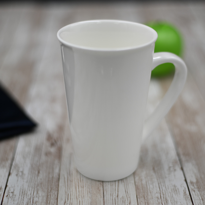 Wilmax White Porcelain Mug, 19 oz (550 ml)