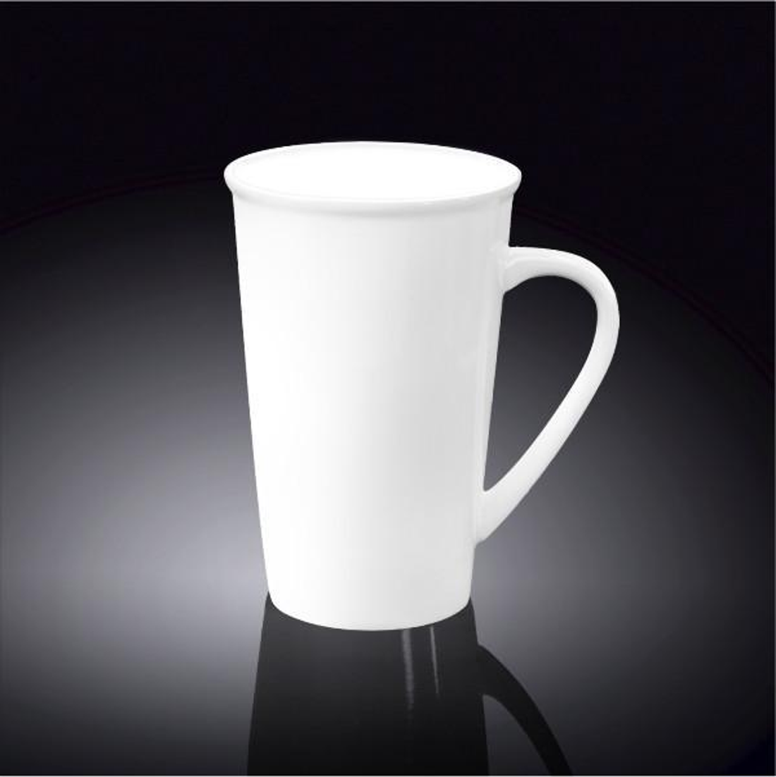 Wilmax White Porcelain Mug, 19 oz (550 ml)