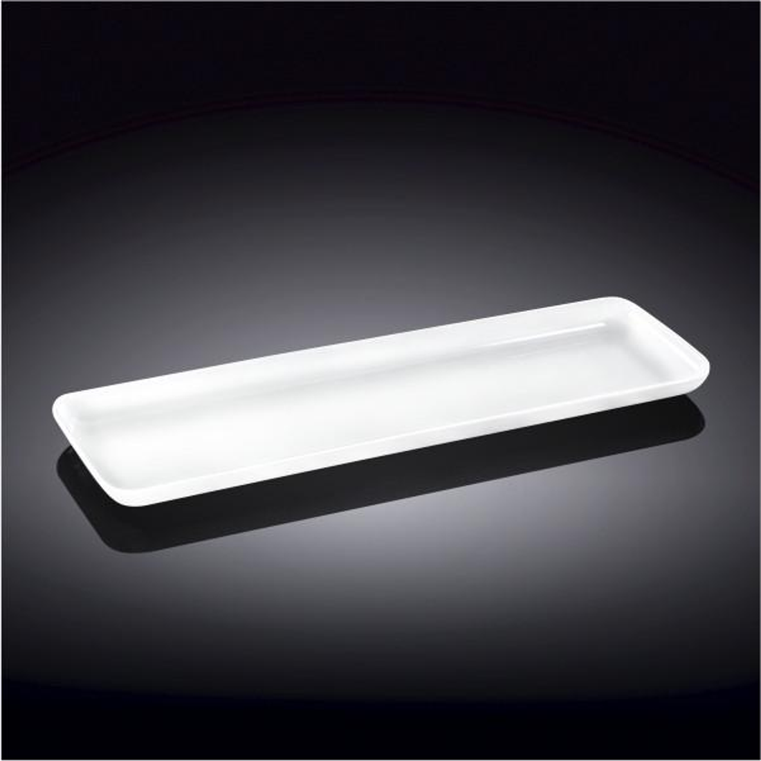 Wilmax White Porcelain Rectangular Serving Dish, 16.25 x 6 in