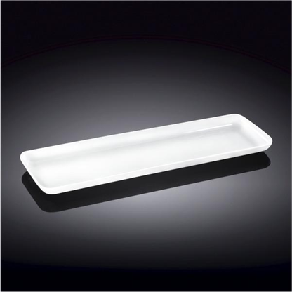 Wilmax White Porcelain Rectangular Serving Dish, 16.25 x 6 in