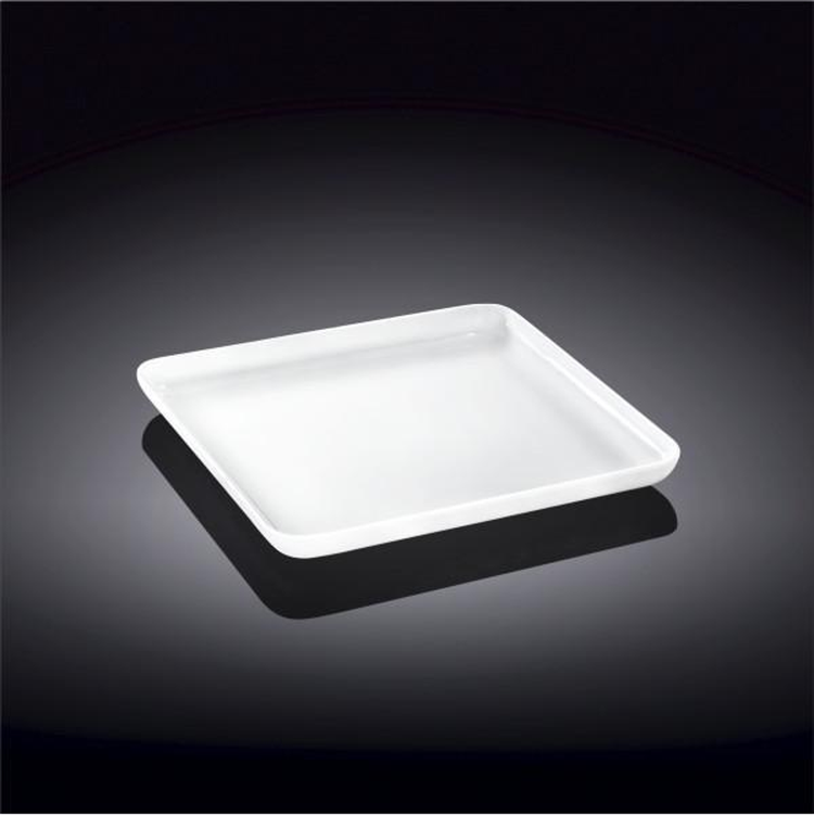 Wilmax White Porcelain Square Dish, 5 x 5 in