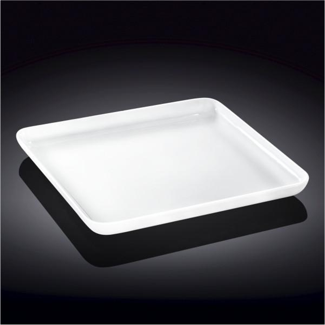 Wilmax White Porcelain Square Serving Dish, 12 in
