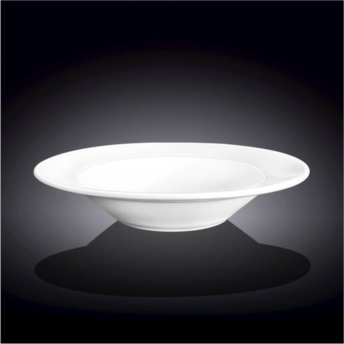 Wilmax Fine Porcelain Deep Plate, 9 in, Set of 6