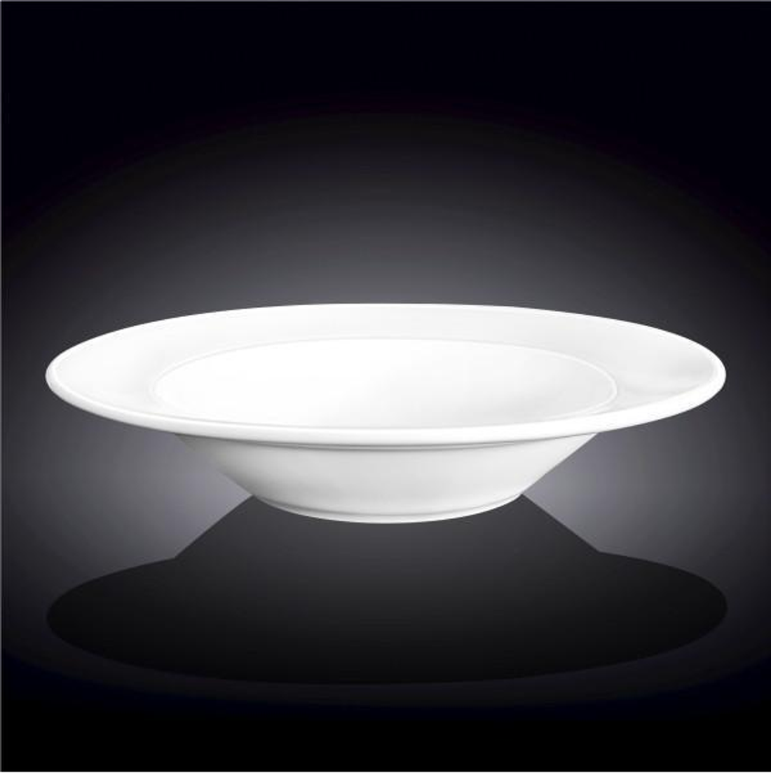 Wilmax Porcelain Deep Plate, 11 in / 750 ml