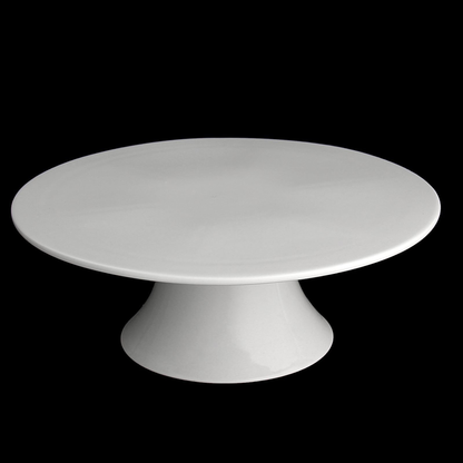 Wilmax Porcelain Round Cake Stand, 12 in