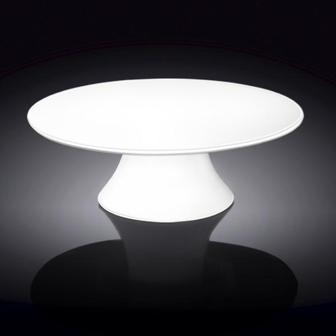 Wilmax Porcelain Round Cake Stand, 12 in