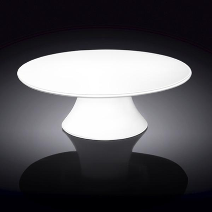 Wilmax Porcelain Round Cake Stand, 12 in