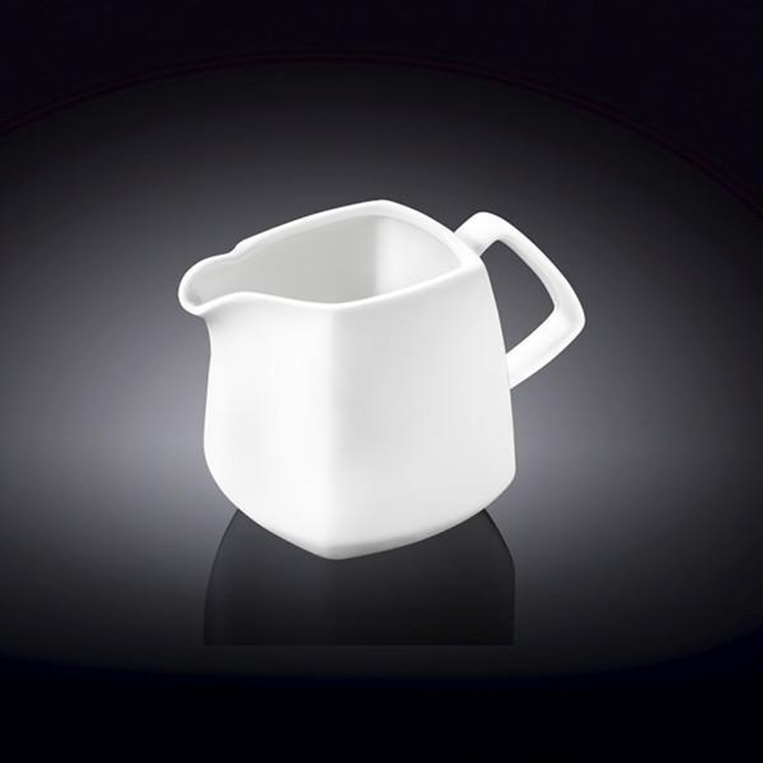 Wilmax Fine Porcelain Creamer, 10 oz, Set of 6