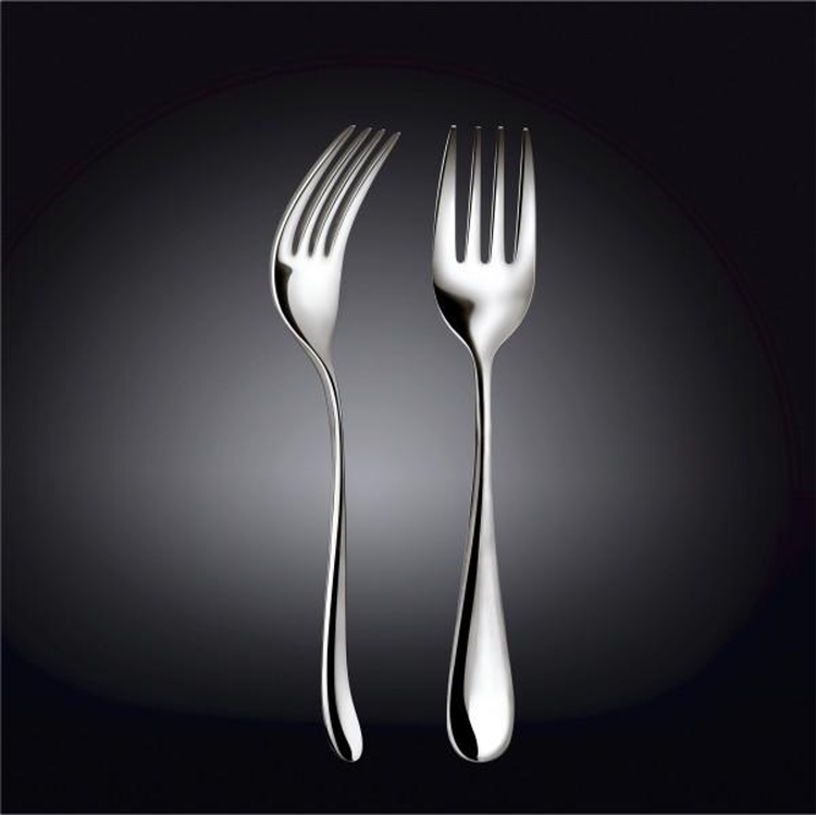 Wilmax Stainless Steel Serving Fork, 9 in / 23 cm
