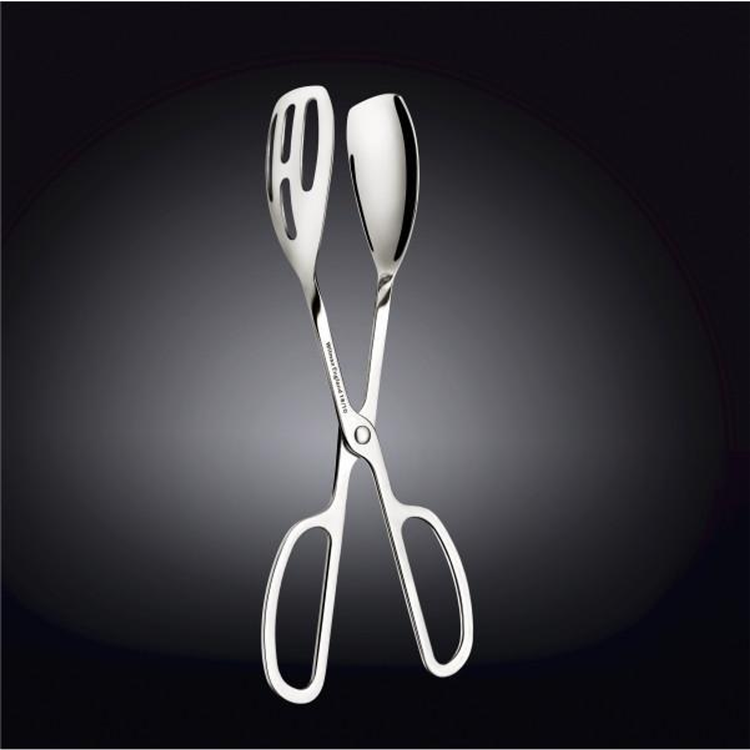 Wilmax Stainless Steel Serving Tongs, 10.25 in