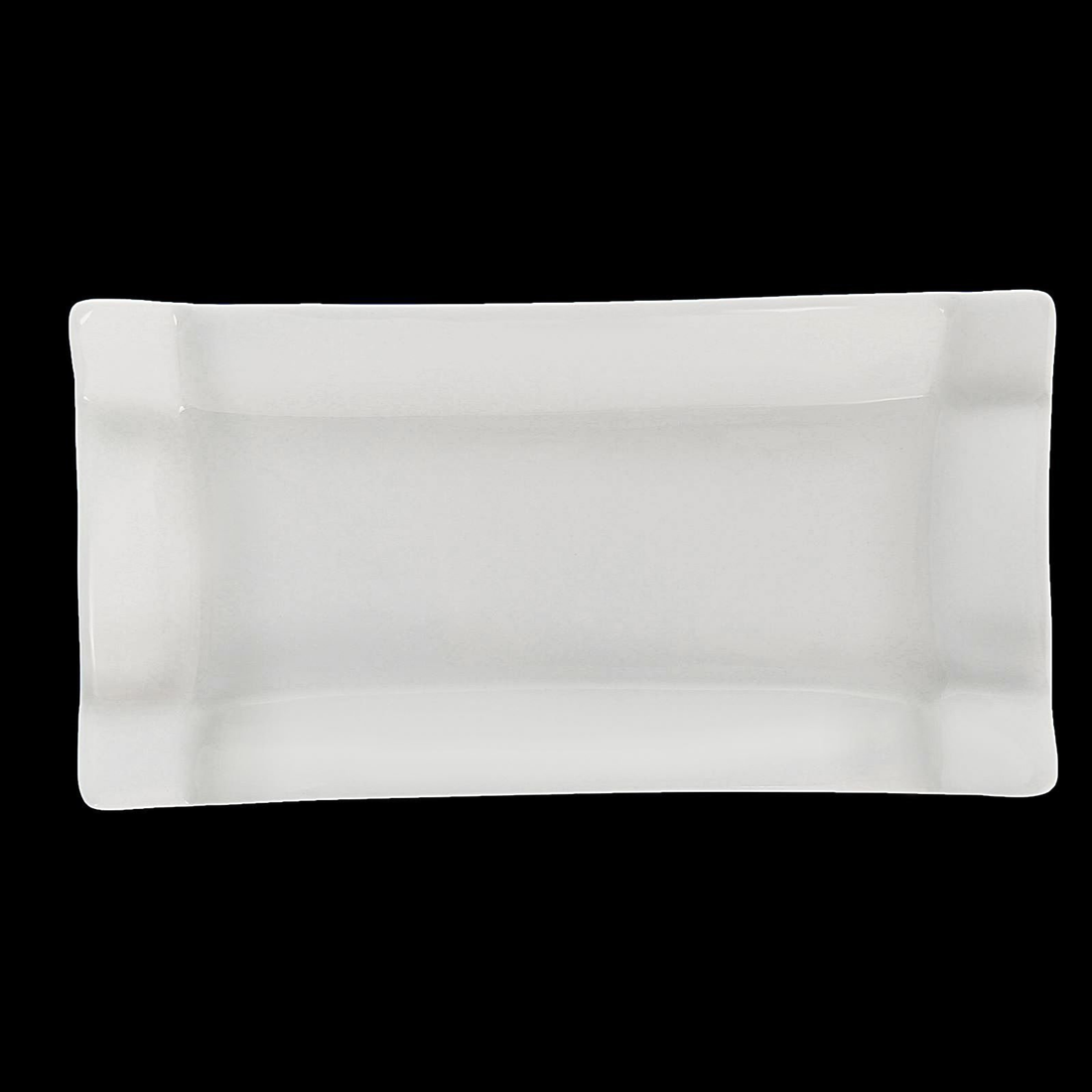 Wilmax White Porcelain Serving Platter, 7.75 x 4 in