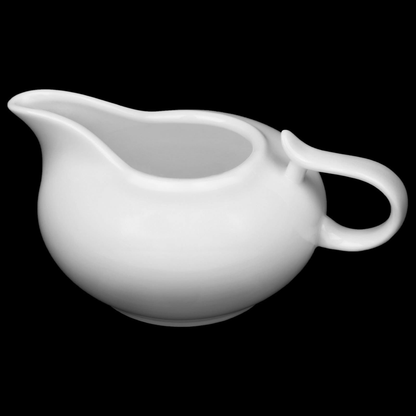 Wilmax Fine Porcelain Creamer, 8 oz, Set of 6