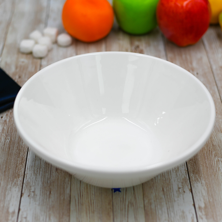 Wilmax Fine Porcelain Round Serving Bowl, 41 oz, 8 in, Set of 4