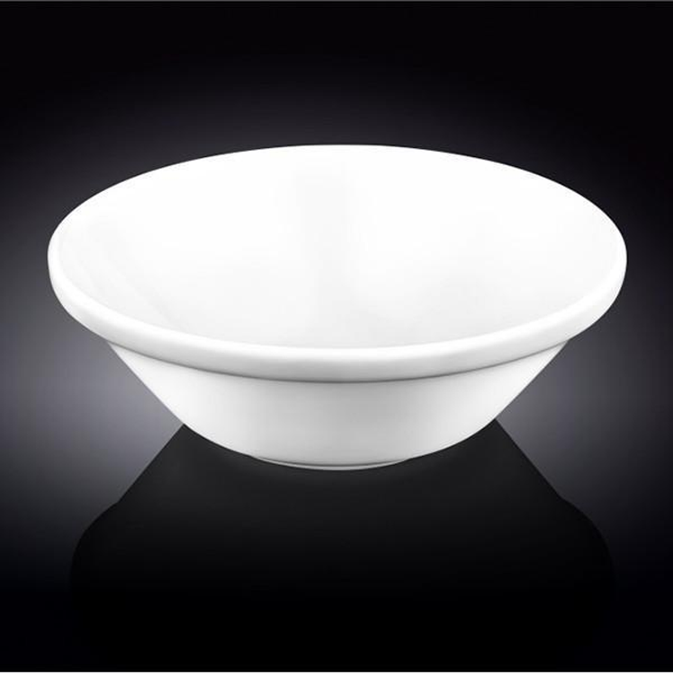 Wilmax Fine Porcelain Round Serving Bowl, 41 oz, 8 in, Set of 4