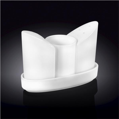 Wilmax Porcelain Salt & Pepper Set