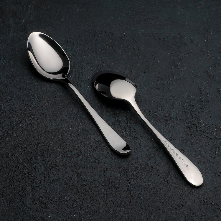Wilmax Stainless Steel Mug Teaspoon, 6.5 in / 16 cm