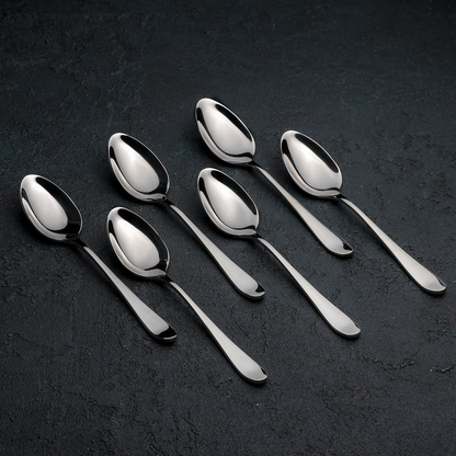 Wilmax Stainless Steel Mug Teaspoon, 6.5 in / 16 cm