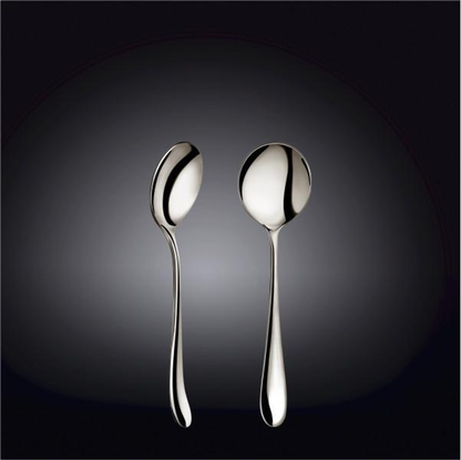 Wilmax Stainless Steel Soup Spoon, 7 in / 18 cm