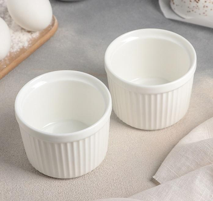 Wilmax White Porcelain Ramekin, 9 fl oz (260 ml)