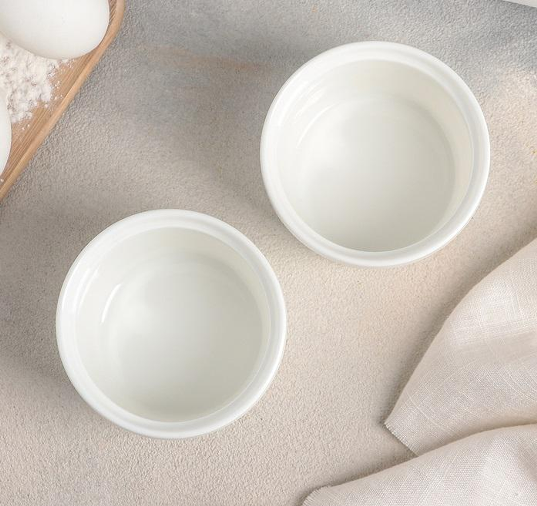 Wilmax White Porcelain Ramekin, 9 fl oz (260 ml)