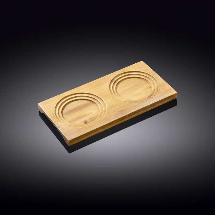 Wilmax Bamboo Serving Tray, 7.75 x 4 in